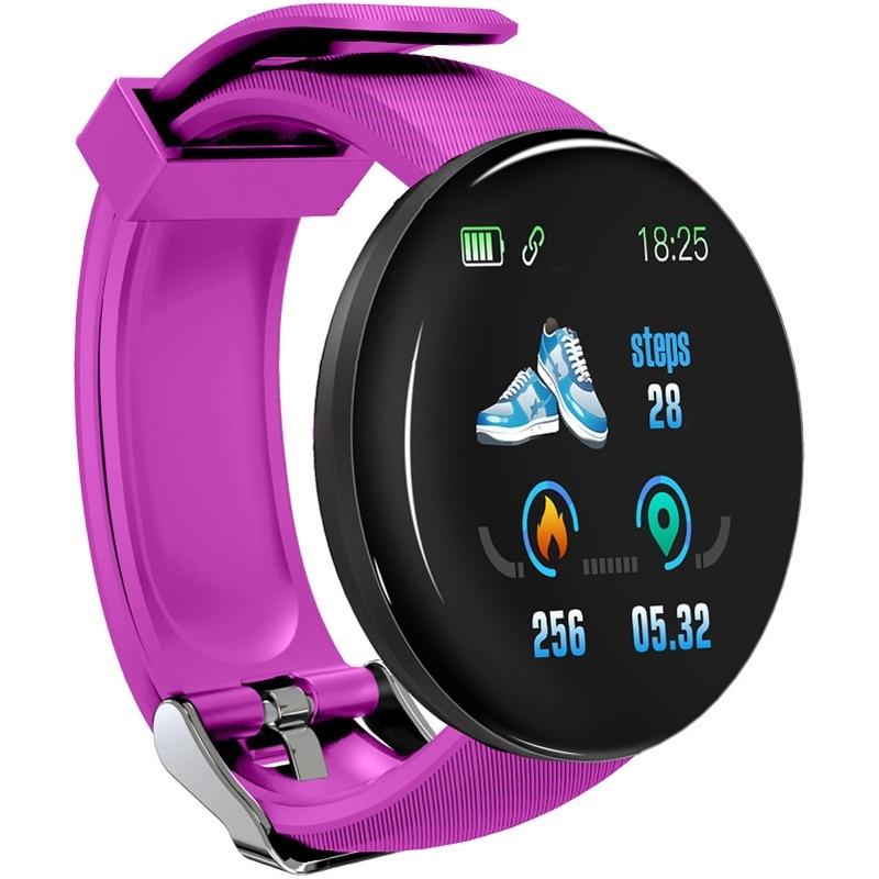 Waterproof Smart Watch with Call Reminder and Health Monitoring In Red Purple The AuDHD Store