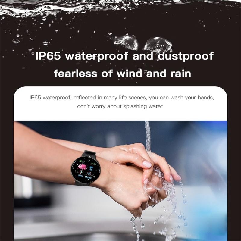 Waterproof Smart Watch with Call Reminder and Health Monitoring In Red The AuDHD Store