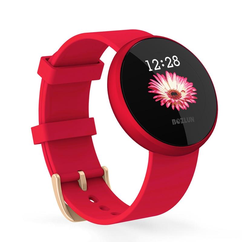 Smart Watch with Heart Rate Monitor & Menstrual Cycle Reminder – Red The AuDHD Store
