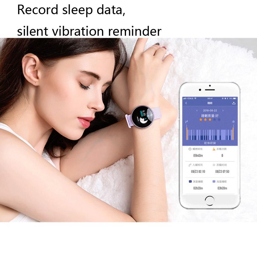 Smart Watch with Heart Rate Monitor & Menstrual Cycle Reminder – Red The AuDHD Store