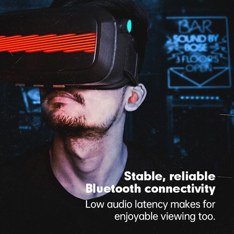 Waterproof T20 Bluetooth Earphones with Charging Box and Noise-cancelling Hooks - White The AuDHD Store