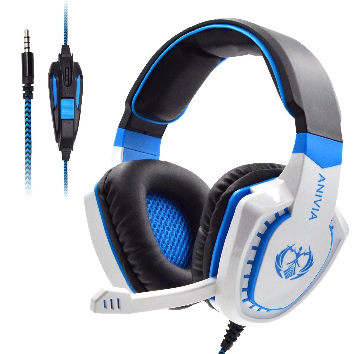 3.5Mm Noise-Canceling Gaming Headset With Retractable Mic 2M Cable The AuDHD Store