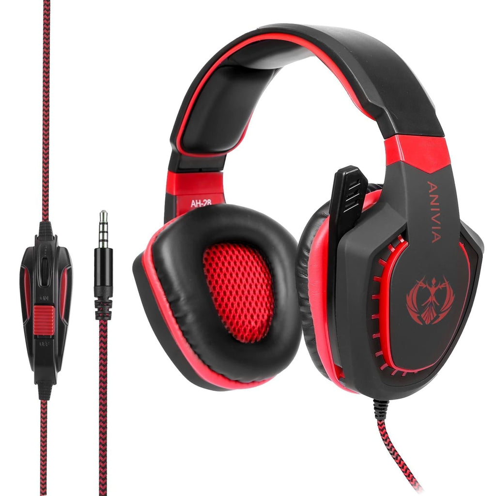 3.5Mm Noise-Canceling Gaming Headset With Retractable Mic 2M Cable The AuDHD Store