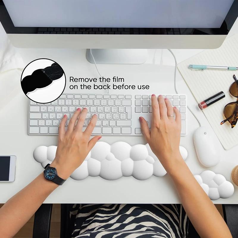Memory Foam Keyboard Wrist Rest For Office Desktop The AuDHD Store
