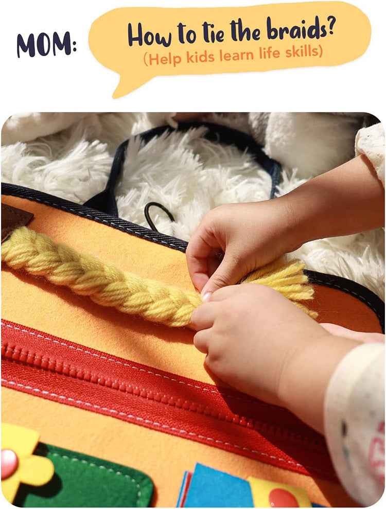 Montessori Busy Board - Educational Sensory Activity Tool The AuDHD Store