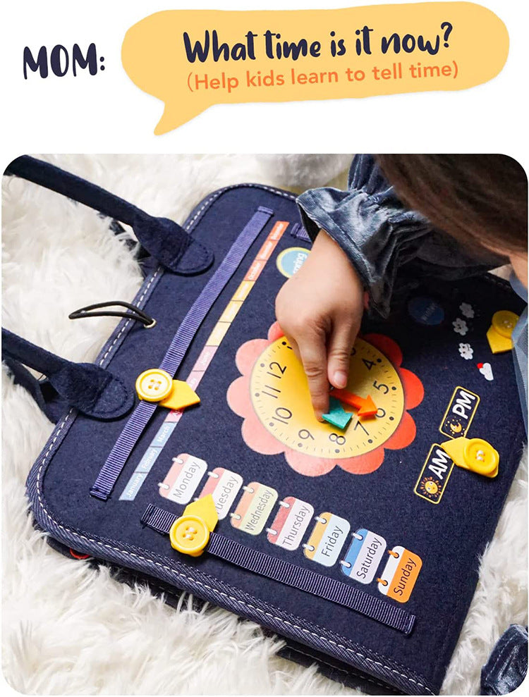 Montessori Busy Board - Educational Sensory Activity Tool The AuDHD Store