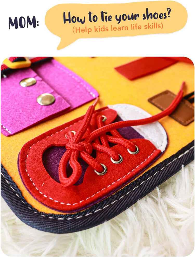 Montessori Busy Board - Educational Sensory Activity Tool The AuDHD Store