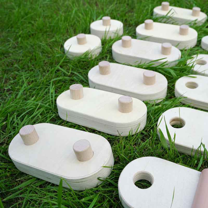 Wooden Sensory Balance Beam Set The AuDHD Store