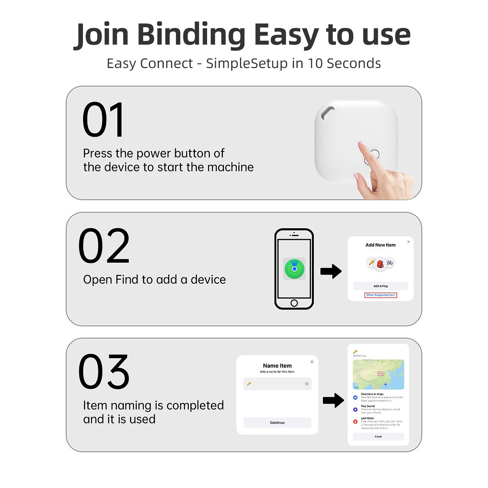 TrackRight Mini Finder Tag — Apple Find My-Enabled GPS Locator The AuDHD Store