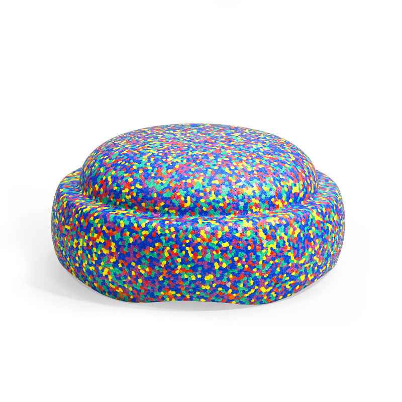 Rainbow Balance Stepping Stone - Sensory Training Camo-blue circle Step The AuDHD Store