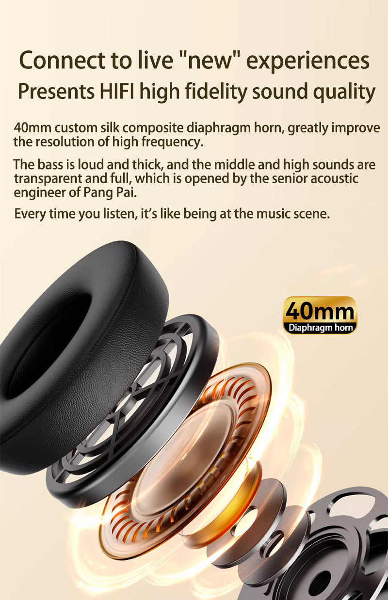 RGB Wireless Over-ear Headphones with Graffiti Design - Bluetooth 5.3, HIFI Sound, RGB Light, 8H Playtime The AuDHD Store