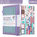 Undated A5 Daily Planner for Focus, Flexibility & Gentle Structure - Purple The AuDHD Store
