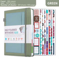 Undated A5 Daily Planner for Focus, Flexibility & Gentle Structure - Green The AuDHD Store