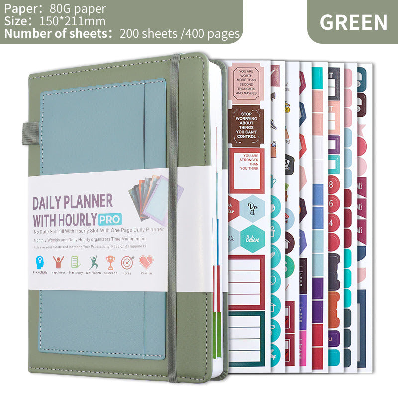 Undated A5 Daily Planner for Focus, Flexibility & Gentle Structure
