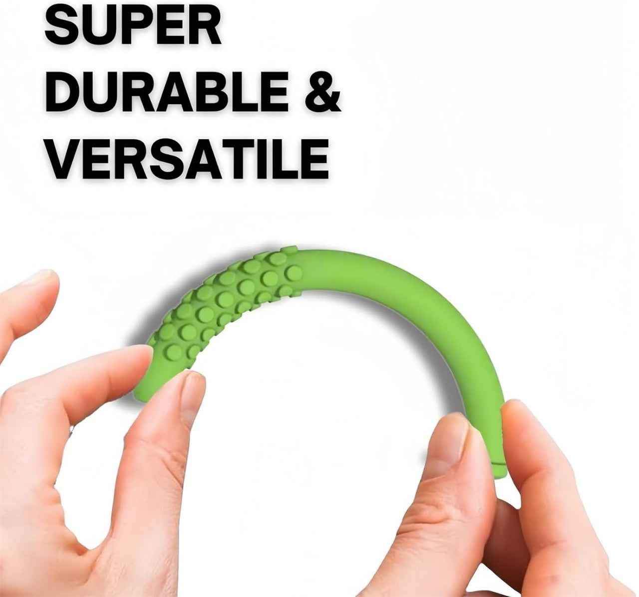 5-Pack Silicone Essential Oil Breathing Stick & Chewable Sensory Fidget Tube for Focus & Relaxation Orange Scent Green The AuDHD Store