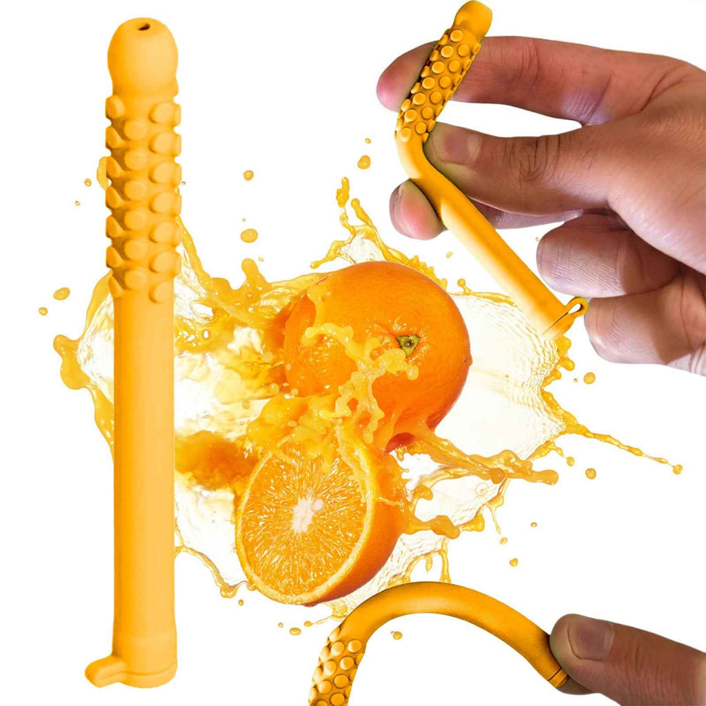 5 Pack Essential Oil Breather Chew Stick Sensory Fidget Oral Toy Silicone Stress Relief with Aromatherapy Orange Scent The AuDHD Store