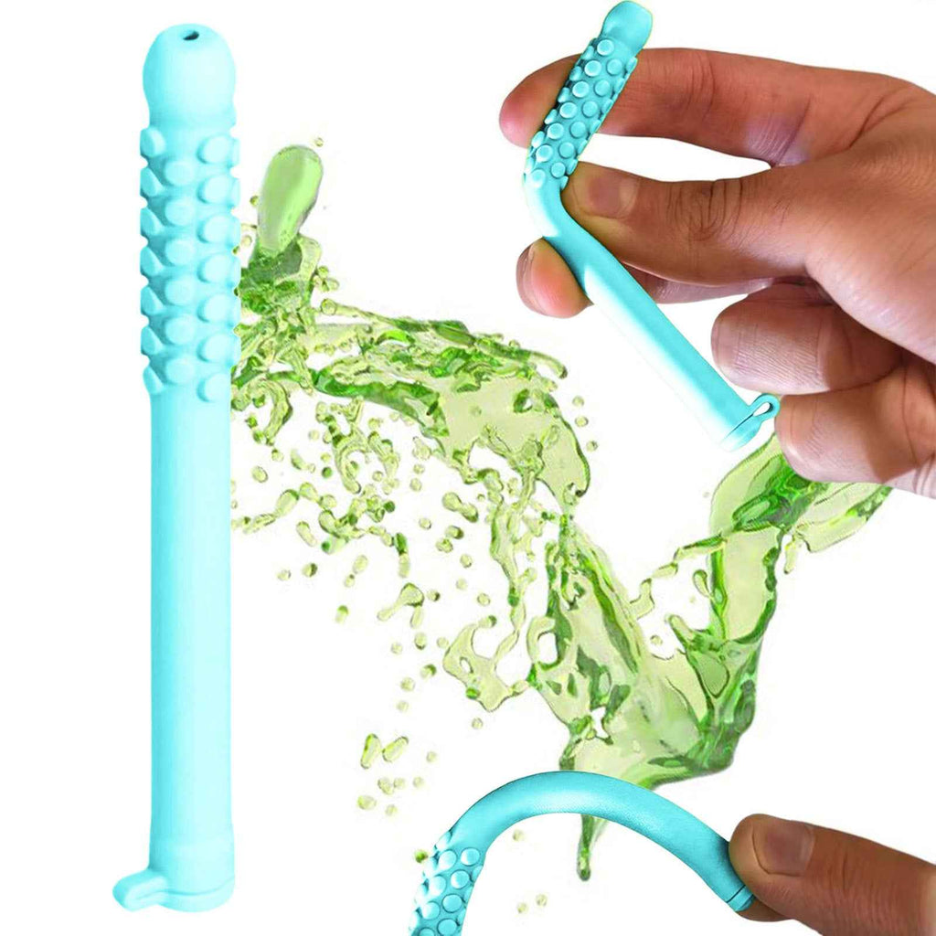 5 Pack Silicone Essential Oil Breathing Stick Oral Fixation Aid Chewable Sensory Tool for Stress Relief & Focus Soda Flavor Blue The AuDHD Store