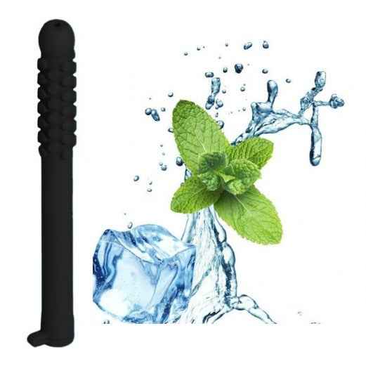 5 Pack Silicone Essential Oil Breathing Stick Mint Flavour Oral Fixation Aid Chewy Fidget Sensory Tool for Stress Relief and Quit Vaping Support Black The AuDHD Store