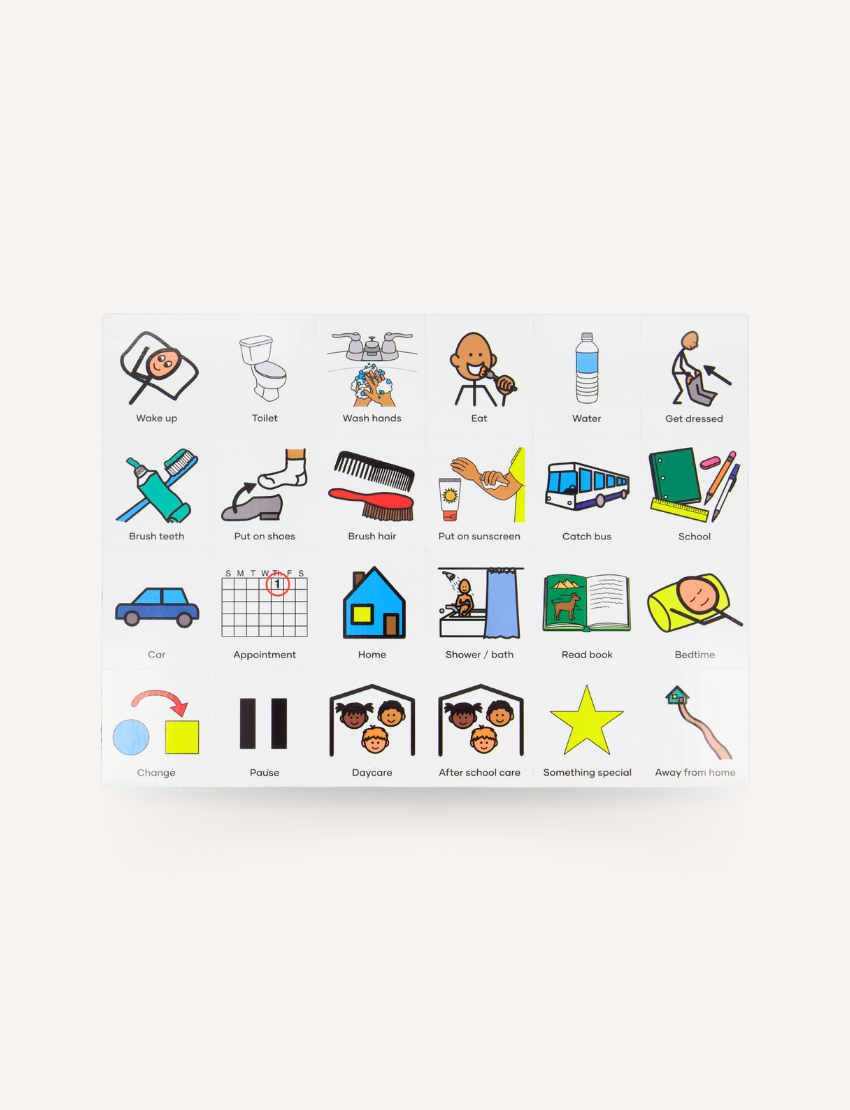 Everyday Routines Magnetic Tile Set