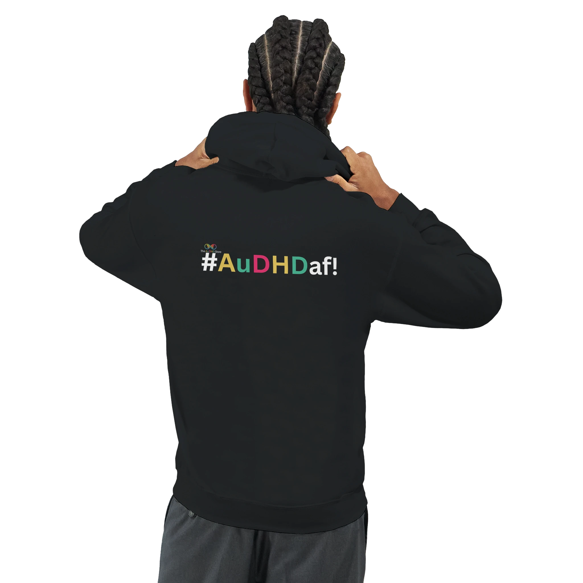 No group chats - #AuDHDaf! Hoodie The AuDHD Store