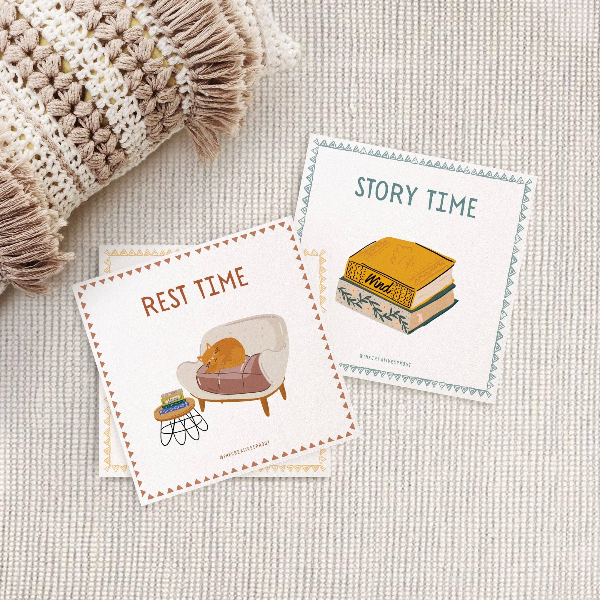 72 Daily Routine Cards | Visual Routine & Transition Support