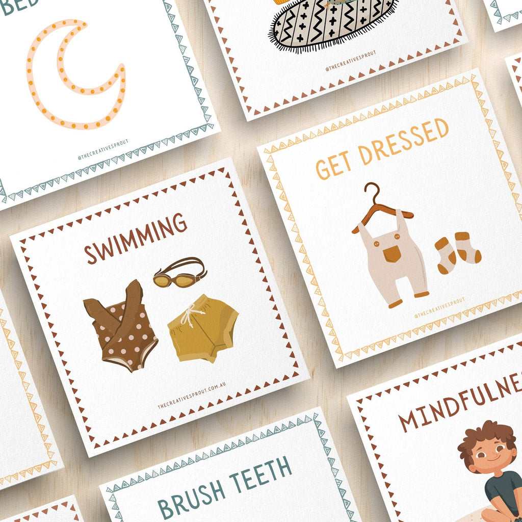 72 Daily Routine Cards | Visual Routine & Transition Support
