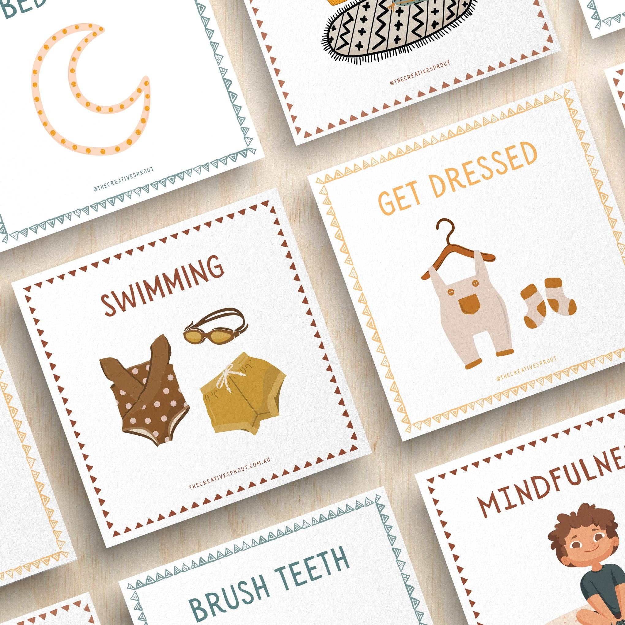 72 Daily Routine Cards | Visual Routine & Transition Support