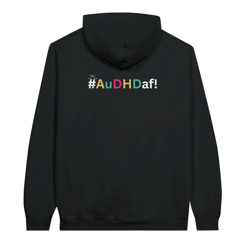 "The Original" Logo - #AuDHDaf! Hoodie The AuDHD Store
