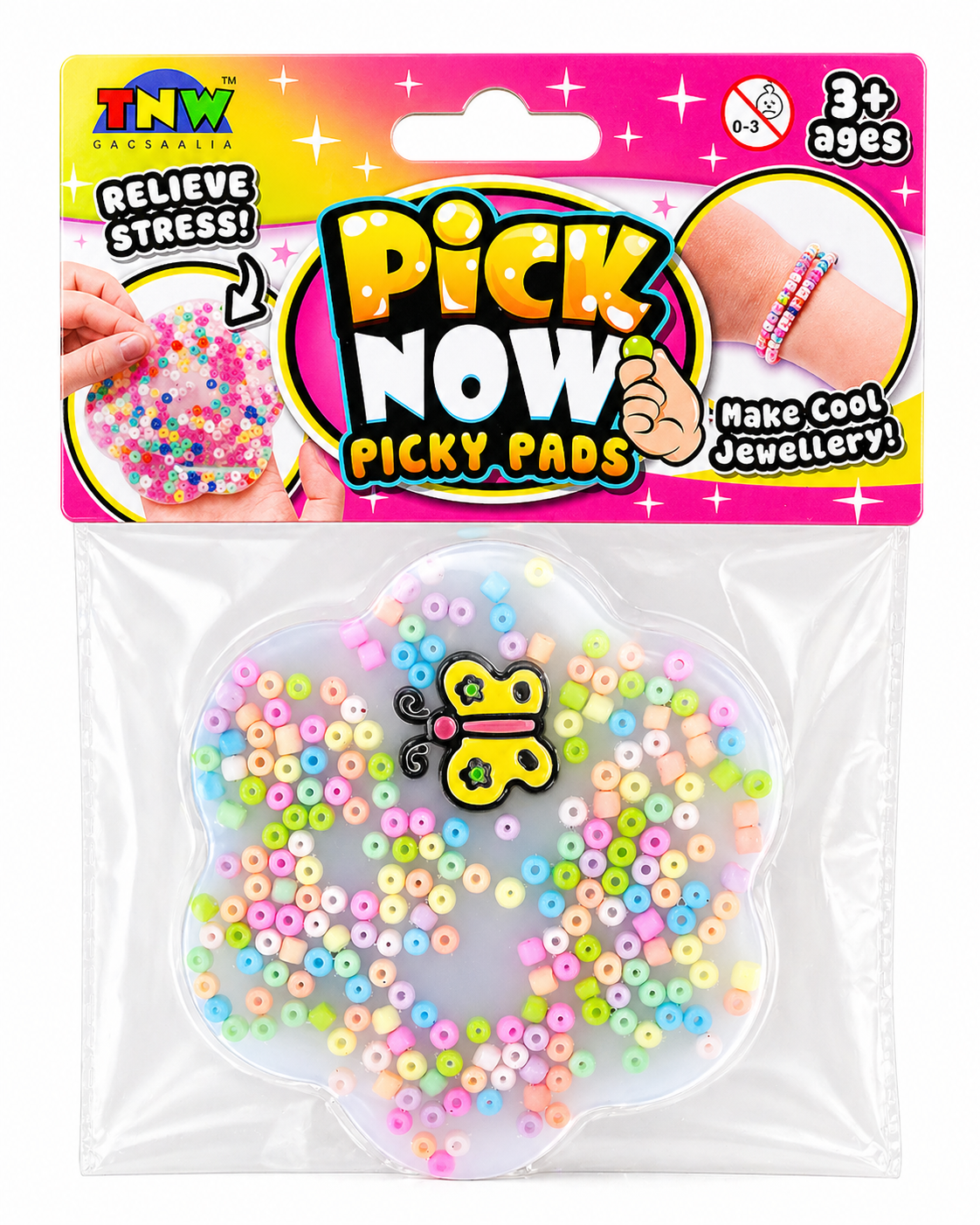 Pick Now Picky Pads DIY Bracelet Kit – Wearable Sensory Bead Fidget