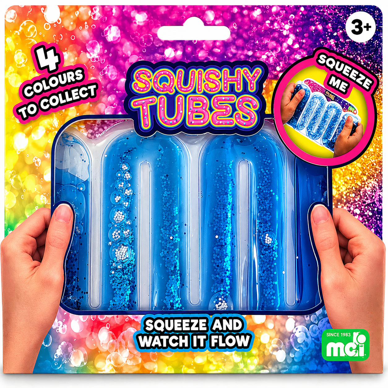 Squishy Tubes Glitter Flow Sensory Pad
