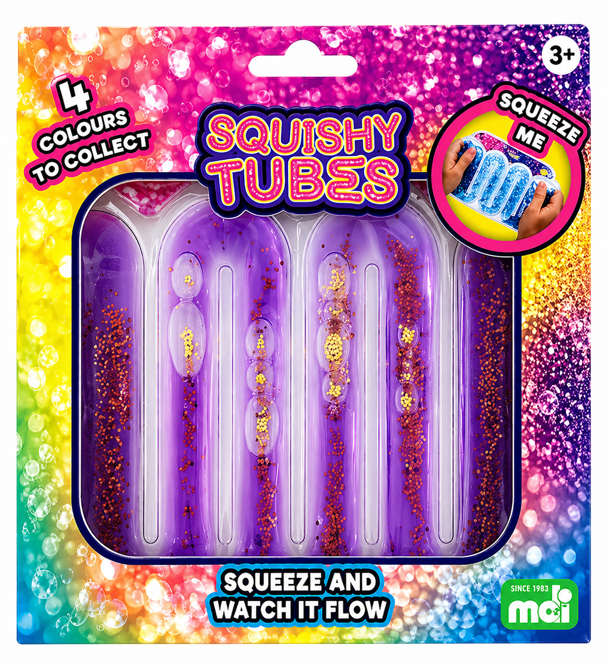 Squishy Tubes Glitter Flow Sensory Pad