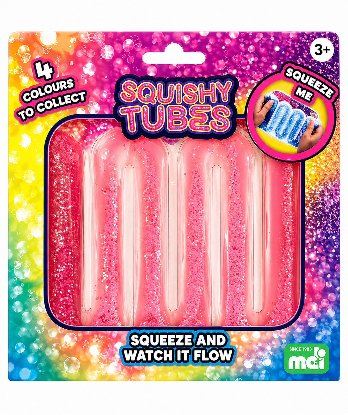Squishy Tubes Glitter Flow Sensory Pad