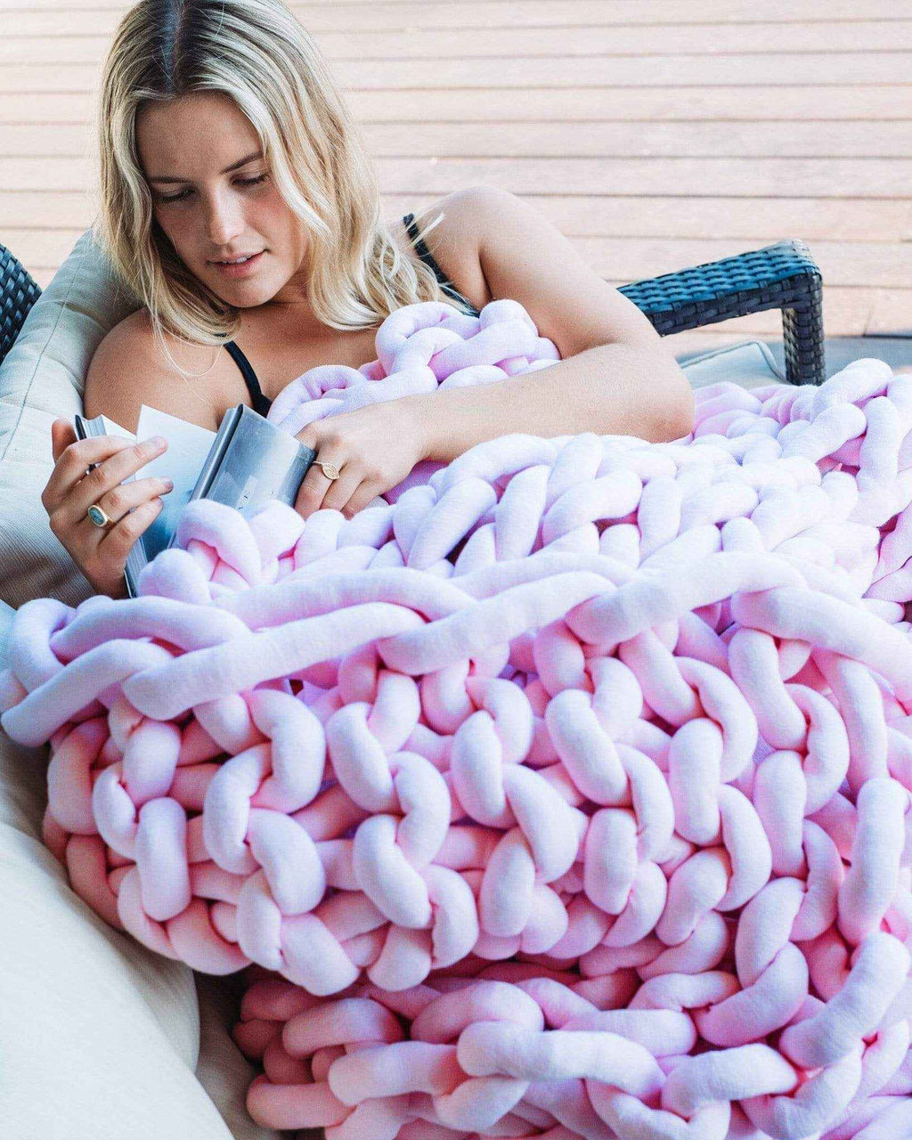 Knitted Weighted Blanket The AuDHD Store