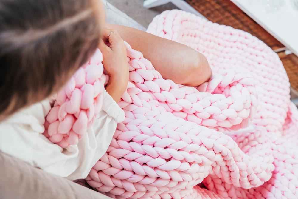 Knitted Weighted Blanket The AuDHD Store