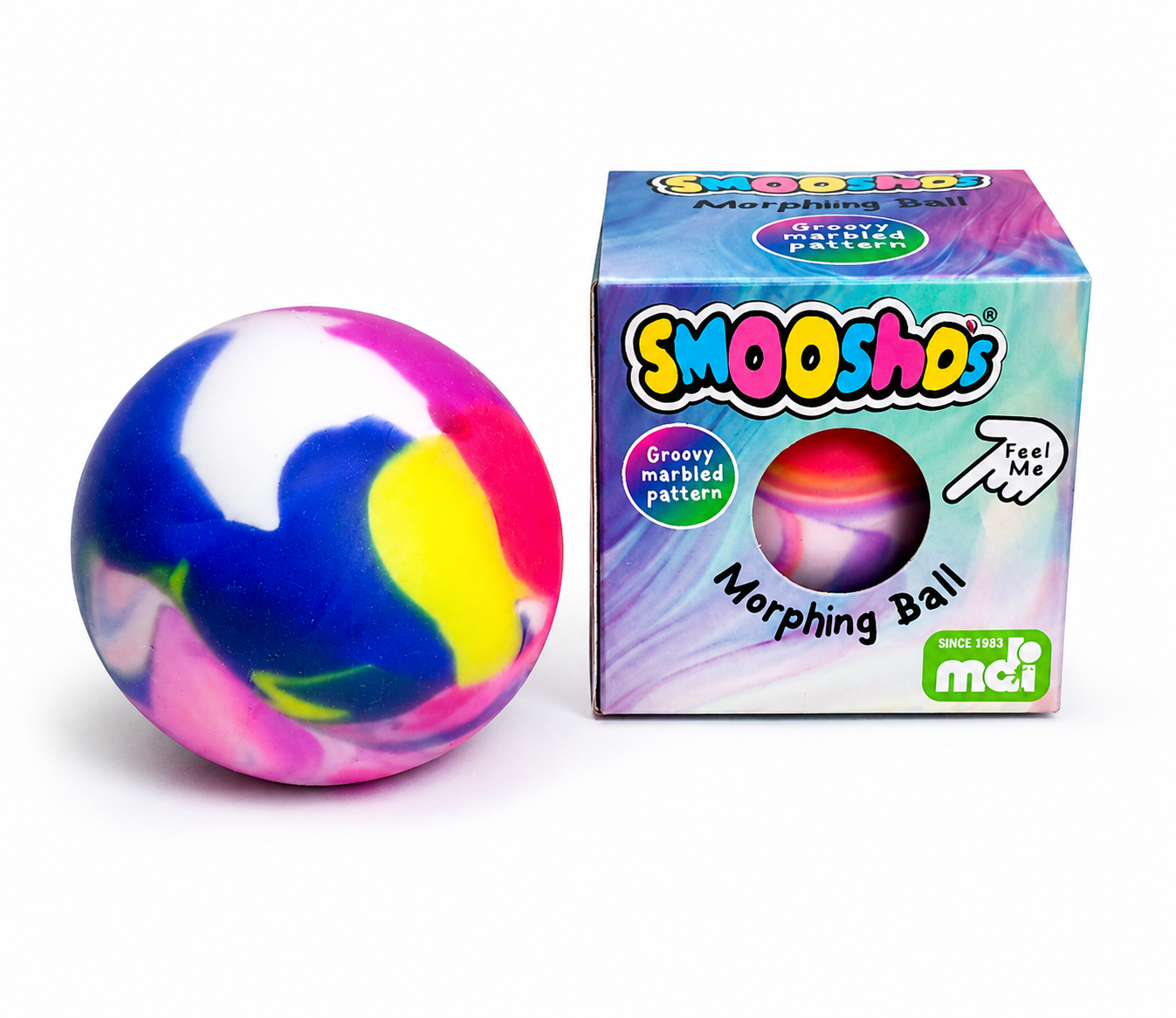 Smooshos Morphing Ball – Medium Swirl Squishy Sensory Fidget
