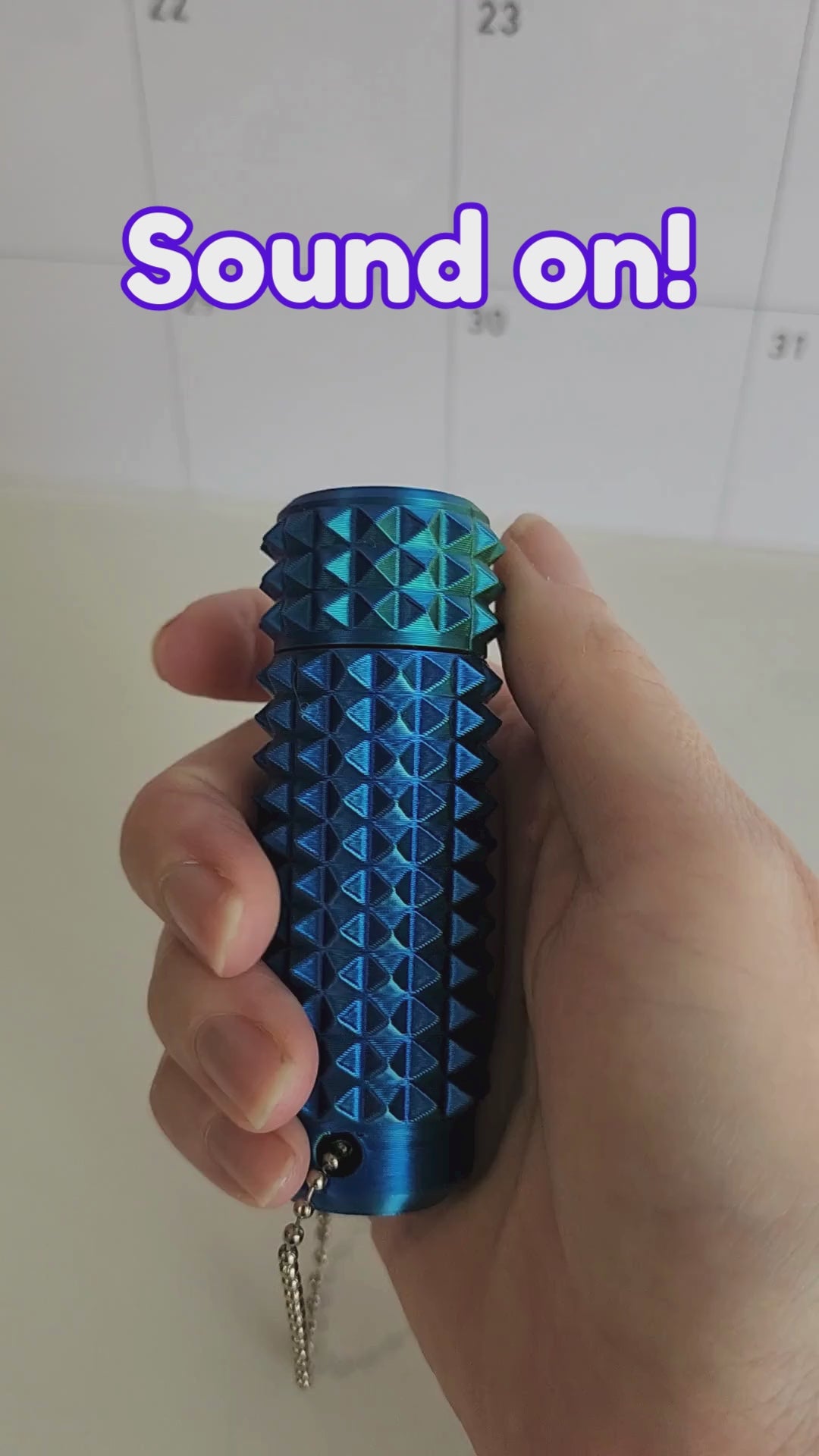 using spikey fidget spinner