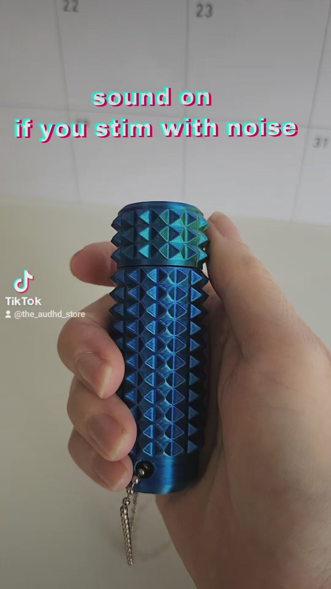 Spikey Spinner Sensory Fidget (Tactile + Spin Input)