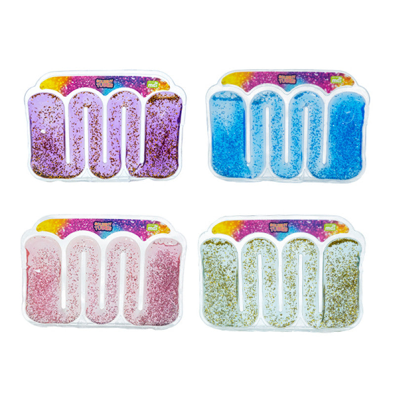 Squishy Tubes Glitter Flow Sensory Pad
